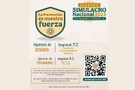 Simulacro del 19 de septiembre incluirá Tsunami para Ensenada