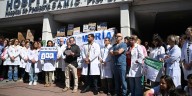 Comenzó el paro en el Hospital Garrahan en apoyo a la insistencia de la Ley de Emergencia Pediátrica