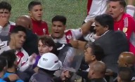 "Hijo de p...": Salas explotó contra el árbitro tras la eliminación de River ante Palmeiras