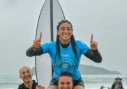 Daniella Rosas se consagró campeona en el QS 4000 de surf en Brasil