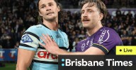 Melbourne Storm v Cronulla Sharks NRL Preliminary final LIVE updates: Start time, scores, minute