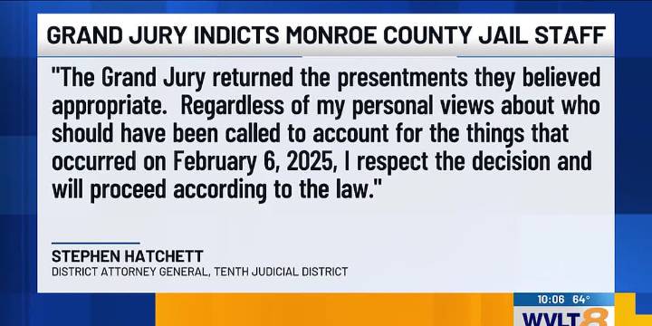 District Attorney General responds to indictment of MCSO jail staff in Elijah Isbill’s in