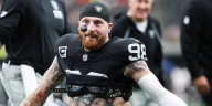 Raiders’ Maxx Crosby gets first career interception on absolutely ridiculous play