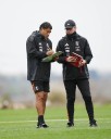 Selección Peruana entrenó con todo el plantel en Montevideo y el técnico Ibañez ya tiene a sus once elegidos