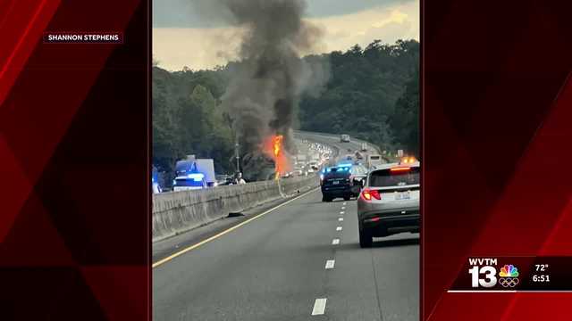 Texas man escapes injury after RV fire on Interstate 20 in Moody