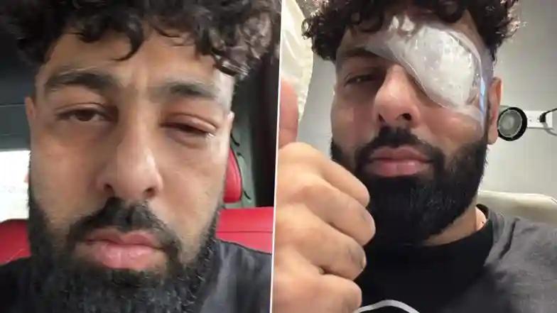Bollywood ‘Avtar Ji Ka Mukka…’: Badshah Undergoes Eye Surgery for Corneal Abrasion After On-Stage Mishap at His US Tour, Singer Links Injury to His Cameo in ‘The Ba***ds of Bollywood’ (See Pics)