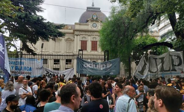 "Si hay veto, hay marcha": la dura advertencia de los universitarios de La Plata al Gobierno