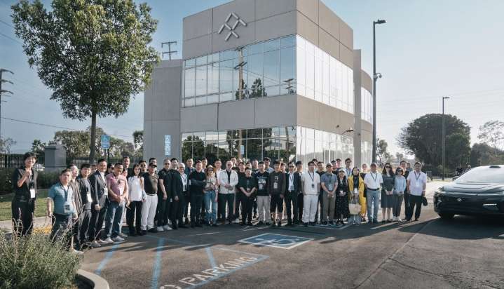 Explosion, vehicle fire rock Faraday Future's LA headquarters