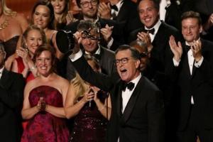 Key Emmys moments: Children, Colbert, women and politics