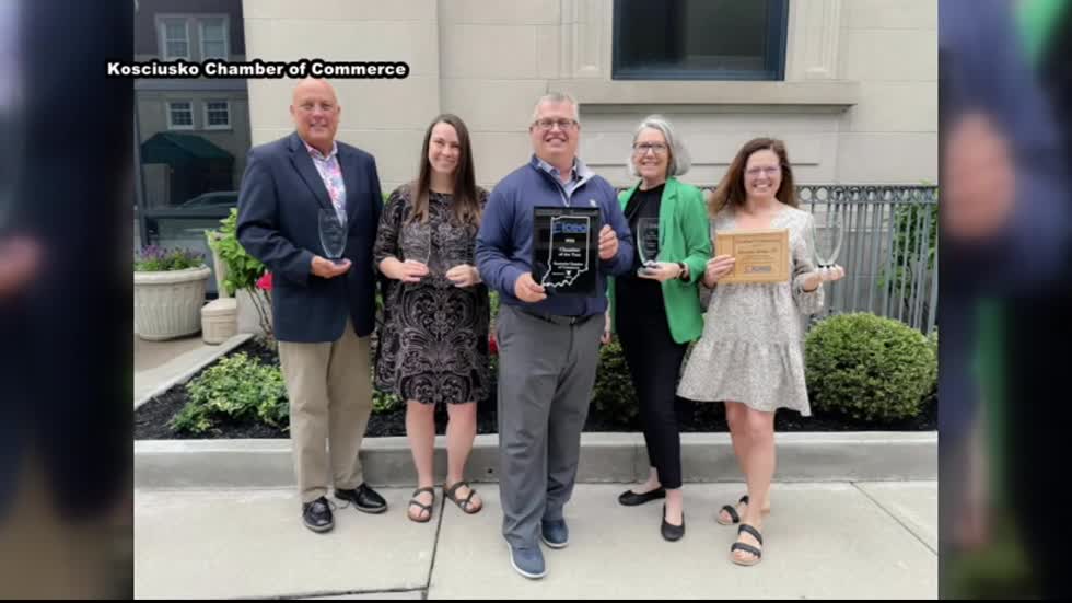Kosciusko Chamber of Commerce is recognized for 'ALL IN Kosciusko Campaign'