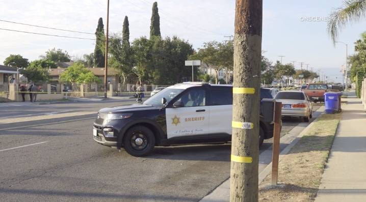Homicide detectives investigating after man reportedly jumped from moving vehicle in the Whittier area and died