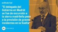 De campo en La Pedriza mientras sus amigos propalestinos reventaban la Vuelta