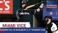 The Rangers collapse continued with an extra-inning loss at home to the Marlins.