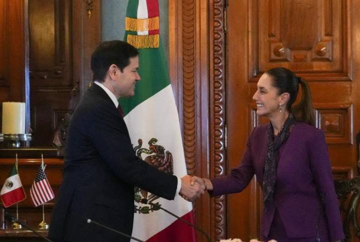 EXITOSA REUNIÓN DE SHEINBAUM CON RUBIO