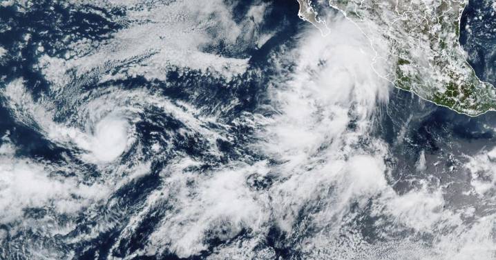 Huracán Kiko y tormenta tropical Lorena ganan fuerza sobre el océano Pacífico oriental