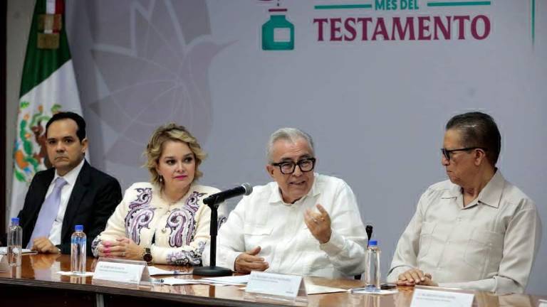 Firman convenio para impulsar la campaña ‘Septiembre Mes del Testamento’ en Sinaloa