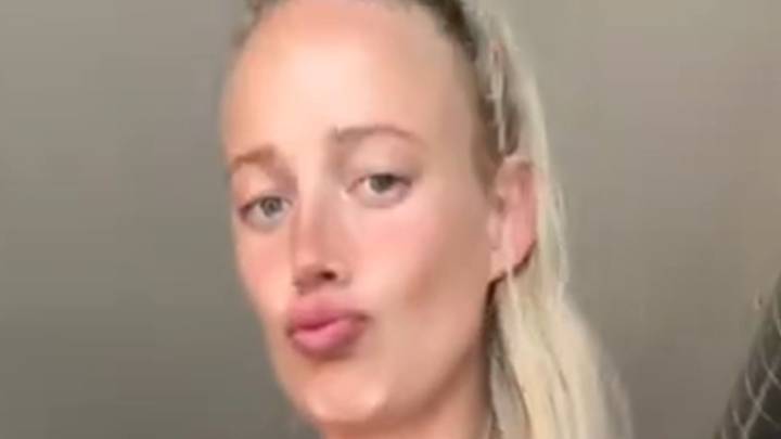 Sophie Cunningham dances in tiny bikini as WNBA star turns fans' heads wearing brace following season