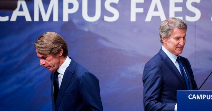 Feijóo y Aznar acusan a Sánchez de usar "la violencia" "y "el conflicto sin límites" para ocultar "su corrupción y su incompetencia"