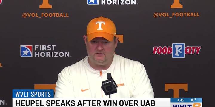 Heupel speaks after win over UAB