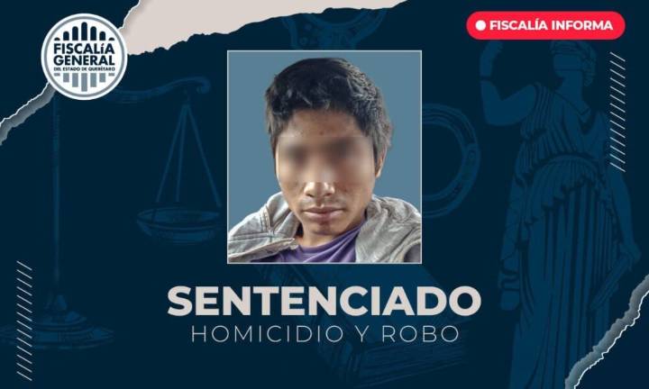 Sentenciado a casi 15 años de prisión por homicidio y robo