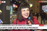 "Cantante", la ridícula respuesta que dio una joven bonaerense cuando le preguntaron por qué no iba a votar el domingo