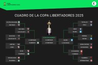 Dos de cuatro. Así está el cuadro de semifinales de la Copa Libertadores 2025