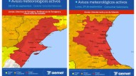 Advertencias de Renfe, Aena y DGT por las fuertes lluvias desde la tarde de este domingo