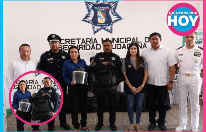 Blanca Merari fortalece la seguridad ciudadana en Puerto Morelos