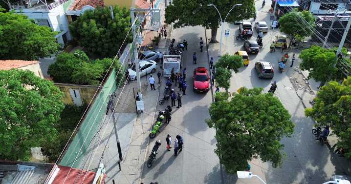 Alcaldía intensifica operativos y emite advertencia a quienes ocultan o adulteran placas de los vehículos en Santa Marta