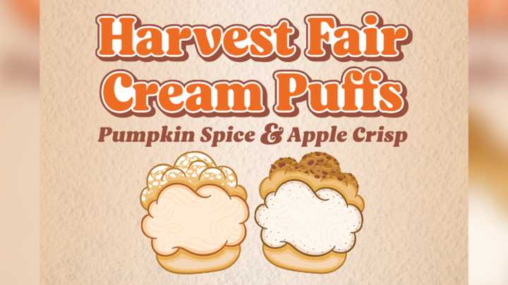 Harvest Fair to feature apple crisp and pumpkin spice cream puffs