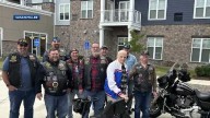 92-year-old Clive man shares motorcycle memories with veterans