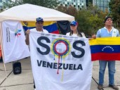 Tres venezolanos inician huelga de hambre frente a la CPI para exigir justicia contra crímenes de lesa humanidad