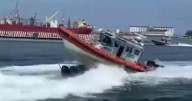 Colisión de embarcaciones de la Marina en Veracruz deja dos elementos lesionados