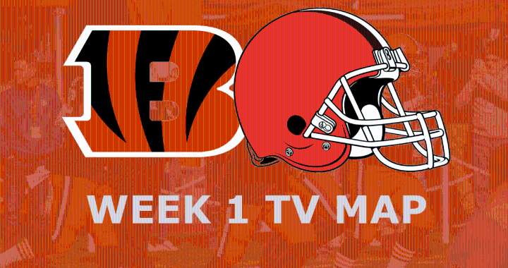 Cincinnati Bengals vs. Cleveland Browns: Week 1 TV Map