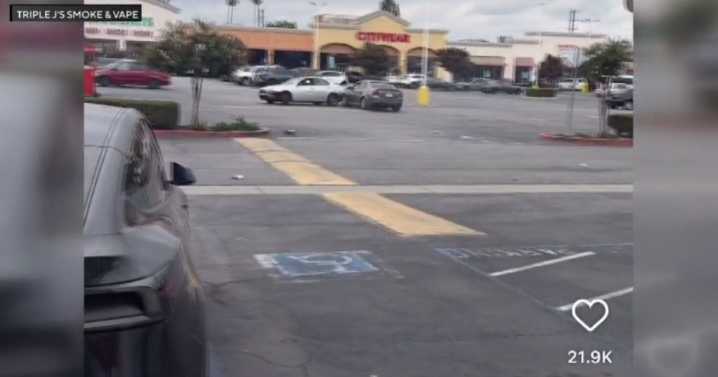 Video shows two cars chasing, colliding in West Covina parking lot during possible road rage incident