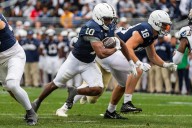 James Franklin said a Penn State's Nick Singleton could be ‘overthinking’ in search for big plays: ‘Just let it rip’