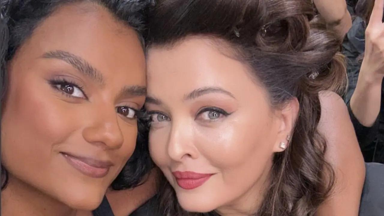 Bridgerton actress Simone Ashley shares a stunning pic with Aishwarya Rai Bachchan at Paris Fashion Week