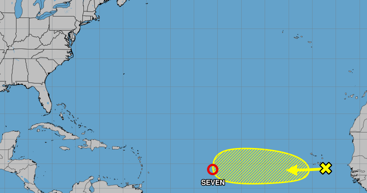 Tropical depression forms, likely to become Atlantic's next named storm