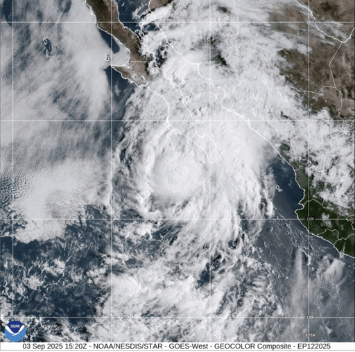Lorena is downgraded to a tropical storm but still poses a flooding and mudslide threat to Mexico