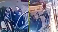 Video muestra violento portonazo a madre e hija en Recoleta: Vecino rescató a la menor y evitó que se la llevaran los delincuentes