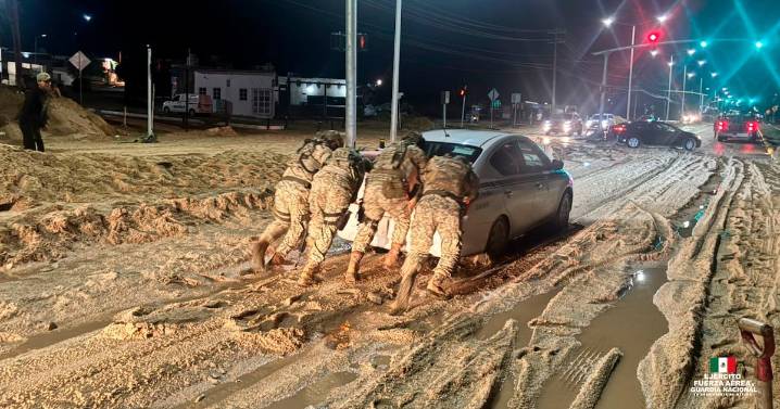 Defensa despliega más de 2,900 elementos tras el paso del huracán ‘Lorena’ en BCS