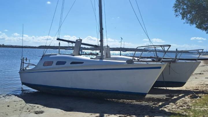 Multi-agency operation underway as authorities desperately search for missing catamaran carrying two men