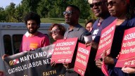 Nurses at Saint Agnes Hospital rally over financial investment concerns