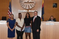 Chandler track star honored by Council
