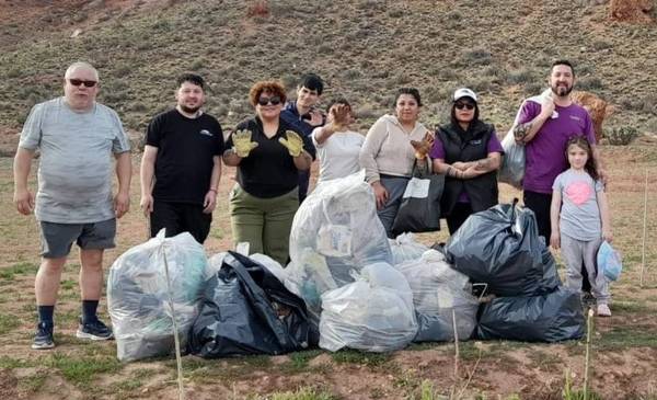 Jornada de plogging en Las Plumas