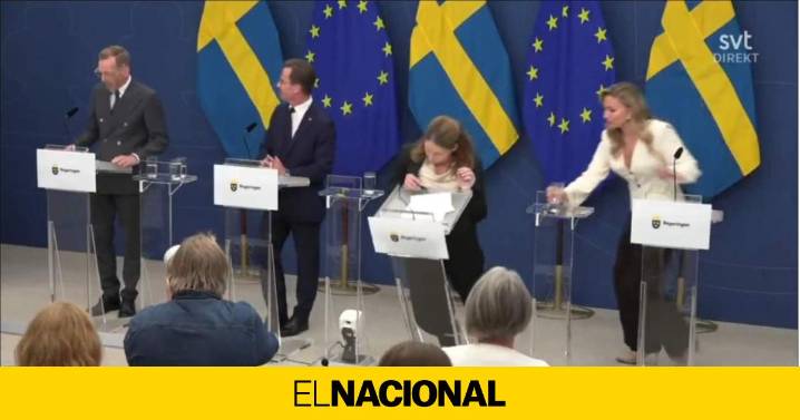 La nueva ministra de Salud sueca se desploma en medio de una rueda de prensa por una bajada de azúcar