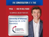 Charlie Kirk wannabe made University of Arkansas his first stop on tour