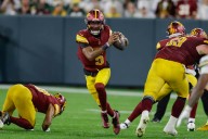 Jayden Daniels injury, sharp bets move line in Raiders