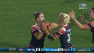 Roosters half nails field goal