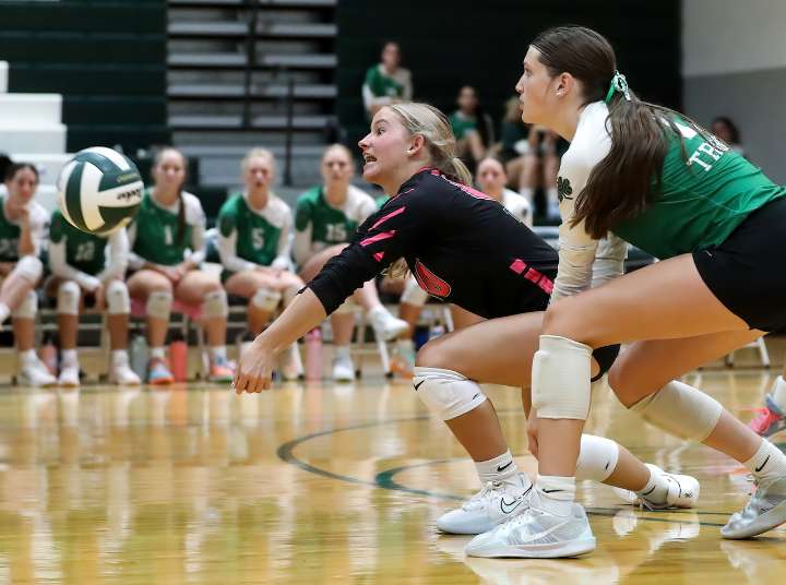 Kennedy Flor records 49 digs, leads Trinity to volleyball win over Hershey